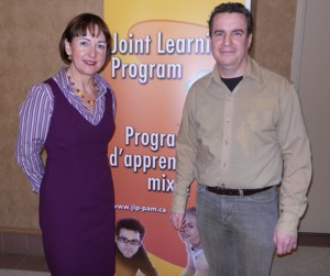 Camille Th&eacute;riault-Power et Ron Moran