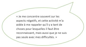 r&eacute;troaction de participantE