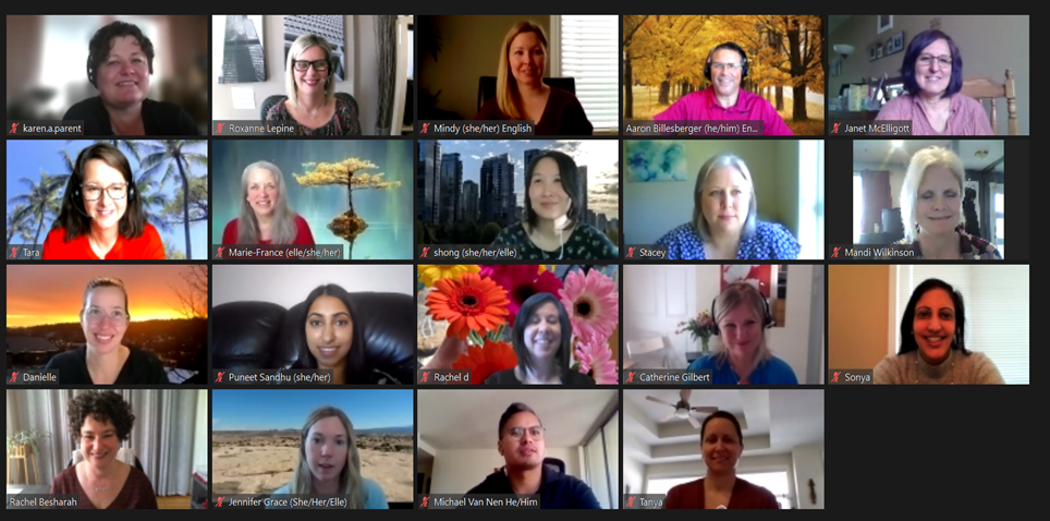 Les participantEs de la prem&egrave;re s&eacute;ance