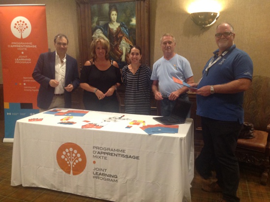 Manon Bouchard and Vicky Champagne at PIPSC Stewards&rsquo; Council